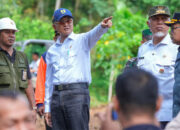 Menteri PU bersama Gubernur Mahyeldi Tinjau Normalisasi Batang Tompo dan Lokasi Sekolah Rakyat di Tanah Datar