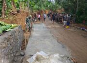 Wujud Pembangunan TMMD ke-128 di Desa Krangean Mulai Terlihat