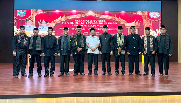 Pengukuhan Pengurus FK3S Kabupaten Solok Periode 2026–2031