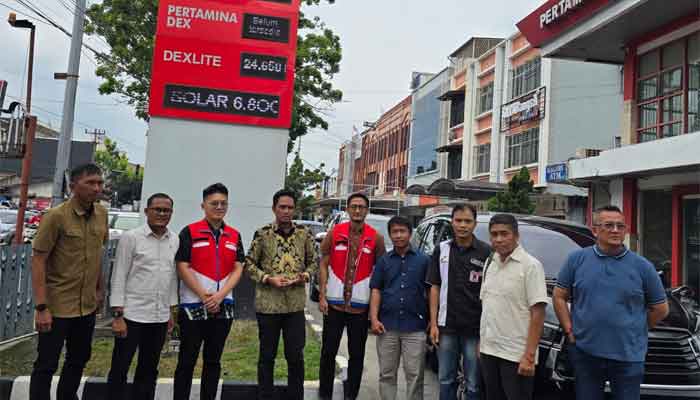 Pertamina Patra Niaga Regional Sumbagut bersama Pemprov Riau Tinjau SPBU di Kota Pekanbaru