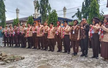 Pramuka Penggalang Kabupaten Solok Ikuti Seleksi Akhir Calon Peserta Jambore Nasional 2026