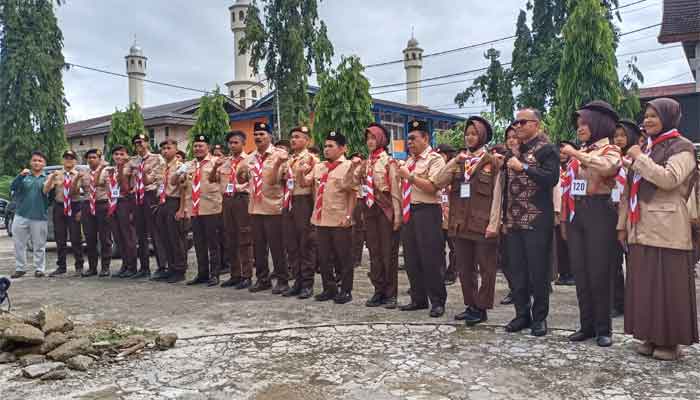 Pramuka Penggalang Kabupaten Solok Ikuti Seleksi Akhir Calon Peserta Jambore Nasional 2026