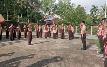 Pramuka Penggalang Kota Sawahlunto Mendapat Pembekalan di Pusdiklatcab Sei Durian