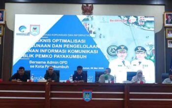 Diskominfo Kota Payakumbuh menggelar Rapat Teknis Optimalisasi Penggunaan dan Pengelolaan Layanan Informasi Komunikasi Publik