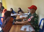 Satgas TMMD ke-128 Gelar Pemeriksaan Kesehatan Gratis di Desa Krangean