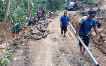 TMMD ke-128 hadirkan akses jalan yang lebar di Desa Krangean
