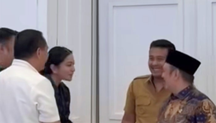 Bupati Dharmasraya, Annisa Suci Ramahani audiensi dengan Menteri PPN/Kepala Bappenas, Rachmat Pambudy
