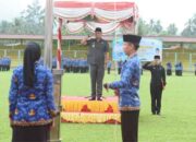 Pemkab Sijunjung gelar upacara peringatan Hari Pendidikan Nasional (Hardiknas) Tahun 2026 di Lapangan M Yamin Muaro
