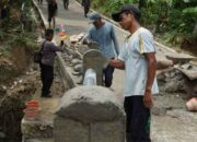 Pembangunan Jembatan Garuda TMMD ke-128 di Desa Krangean