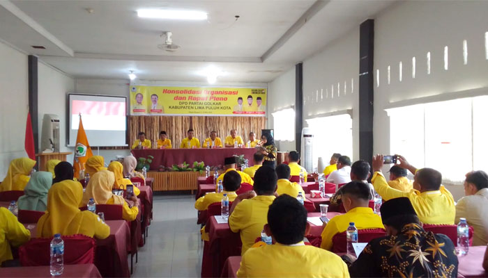 DPD Golkar Kabupaten Limapuluh Kota Gelar Konsolidasi