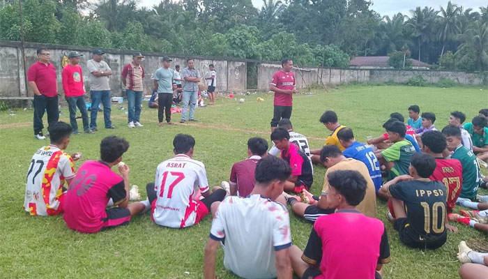 Pesiapan Siguntur FC menghadapi Dharmasraya Champion League 2026