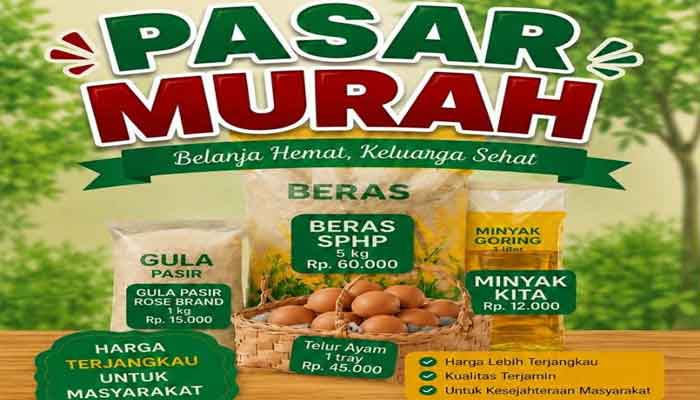 Pemkab Dharmasraya akan Gelar Pasar Murah