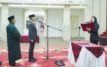 Bupati Annisa Suci Ramadhani melantik Medison sebagai Sekda Definitif Kabupaten Dharmasraya