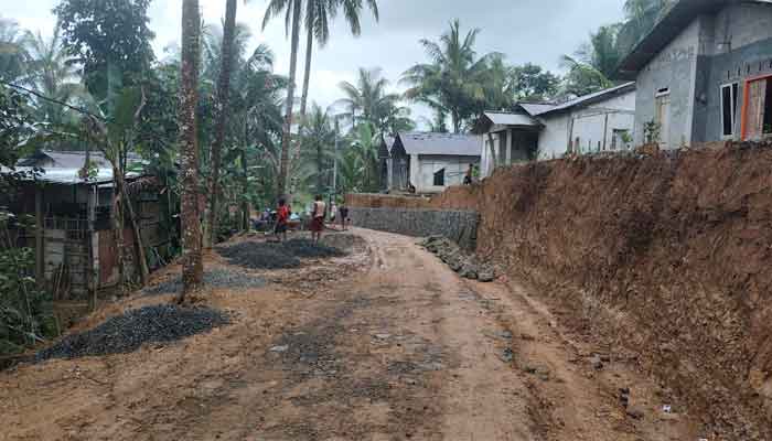 Pembangunan TMMD ke-128 di Desa Krangean