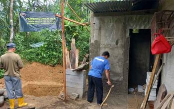 TMMD ke-128 Kodim 0702 Purbalingga Mulai Bangun Sanitasi bagi Warga Krangean