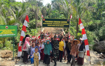 Haru Bahagia Warga Desa Krangean Sambut Hasil Pembangunan TMMD ke-128