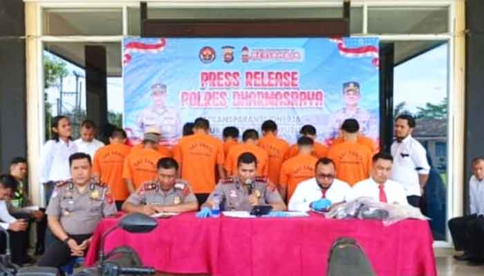 Press release Polres Dharmasraya