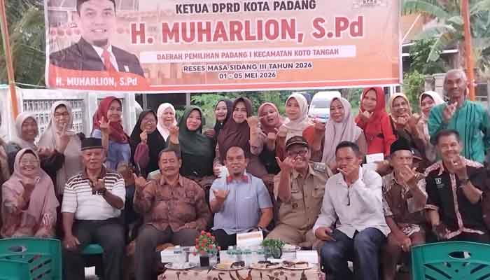 Reses Ketua DPRD Kota Padang, Muharlion