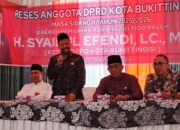 Ketua DPRD Bukittinggi Syaiful Efendi Tampung Aspirasi Warga Aur Kuning