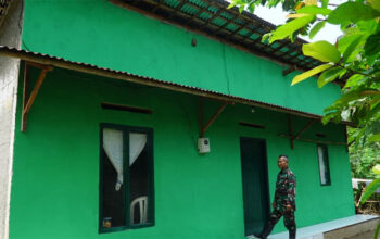 Rumah Kasniyah kini berdiri kokoh berkat TMMD ke-128