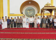 Bupati dan Wabup Dharmasraya Salat Idul Adha 1447 H di Masjid Agung