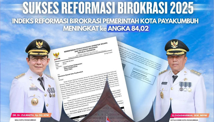 Reformasi Birokrasi Pemko Payakumbuh Tunjukkan Tren Positif pada 2025 1 Sukses Reformasi Birokrasi Pemko Payakumbuh tahun 2025