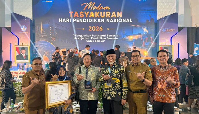 Sumbar Raih Dua Penghargaan dalam Tasyakuran Hardiknas 2026