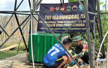 TNI Manunggal Air TMMD ke-128 Jawab Kebutuhan Dasar Warga Desa Krangean