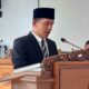 Anggota DPRD Limapuluh Kota, Yori Anggara saat menyampaikan pendapat akhir LKPJ Kepala Daerah tahun 2025