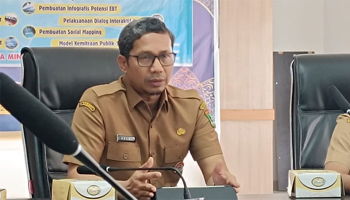 Kepala Dinas Energi dan Sumber Daya Mineral (ESDM) Sumbar, Helmi Heriyanto sebut Pengecekan STNK di SPBU Bersifat Selektif
