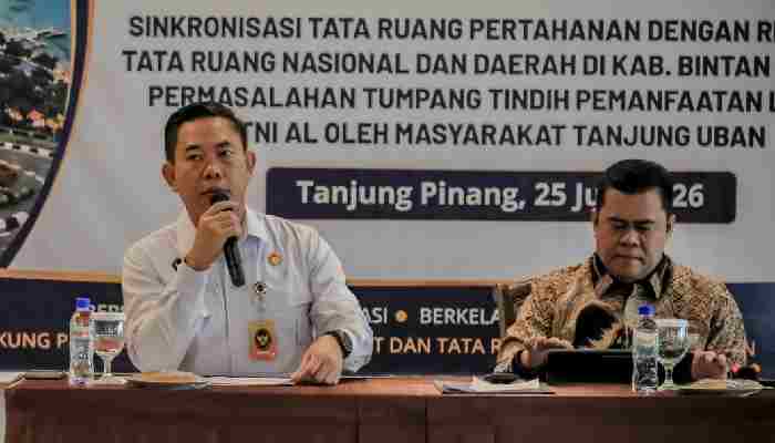Sekda Bintan Ikuti Rakor Pematangan Analisis Tata Ruang Terkait Lahan TNI AL dan Masyarakat Tanjung Uban