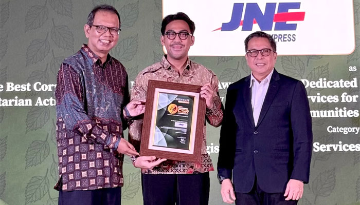 JNE Raih Penghargaan Kategori Logistik dan Kurir di Indonesia CSR Awards 2026