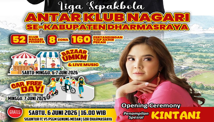 Kintani Meriahkan Pembukaan Dharmasraya Champions League (DCL) 2026