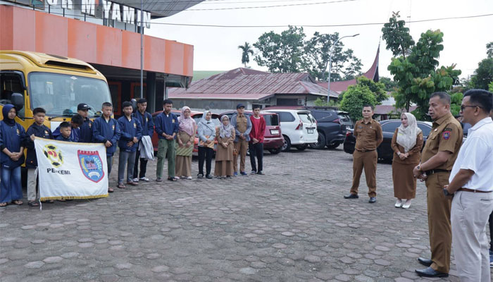 Kontingen Shorinji Kempo Payakumbuh Bertolak ke Kejurnaswil Sumatera 2026