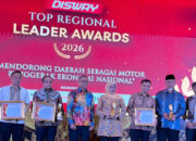 Gubernur Sumbar, Mahyeldi raih penghargaan Disway Top Regional Leader Awards 2026 Kategori Ekonomi Umat dan Budaya Halal