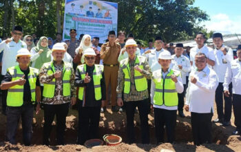 Pembangunan Gedung Baru MIN 2 Kota Sawahlunto melalui Program SBSN Dimulai 3 Peletakan batu pertama pembangunan Gedung Baru MIN 2 Kota Sawahlunto