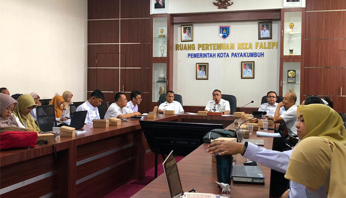 Pemko Payakumbuh Perkuat SAKIP Berbasis AI, Dorong Pelayanan Publik Lebih Cepat dan Akuntabel 1 Rapat evaluasi SAKIP Pemko Payakumbuh tahun 2026