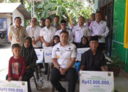 Pemkab Sijunjung bersama BPJS Ketenagakerjaan Serahkan Santunan JKM Pekerja di Nagari Guguak