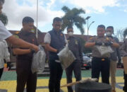 Satresnarkoba Polresta Tanjungpinang Musnahkan Sabu-sabu dan Ganja Kering Seberat 6,9 Kg