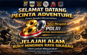Trail Adventure Bhayangkara 2026 Polres Dharmasraya, Menaklukkan Bukit Mindawa, Merawat Persaudaraan 3 Trail Adventure Bhayangkara 2026 Polres Dharmasraya