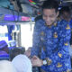 Wako Riyanda Putra bersama Wawako Jeffry Hibatullah Sambut Kepulangan Jemaah Haji Sawahlunto