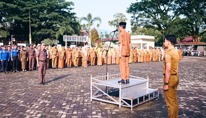 Wabup Yulian Efi: Masuknya TKD Jadi Momentum Percepatan Realisasi Program Daerah Solok Selatan 1 Apel gabungan Pemerintah Kabupaten Solok Selatan