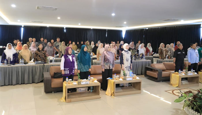 Buka Bimtek, Hafizha Tekankan Penguatan Peran Posyandu Bintan 1 Bimtek Tim Pembina Posyandu dalam Pengelolaan Posyandu Bidang Kesehatan Tahun 2026 yang digelar di Bintan Agro Beach Resort