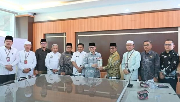 Kunjungan kerja Wakil Bupati Pesisir Selatan, Risnaldi Ibrahim beserta jajaran ke Kota Bukittinggi
