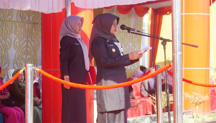 Wabup Dharmasraya Pimpin Upacara Peringatan Hari Lahir Pancasila dan Harkitnas 2026