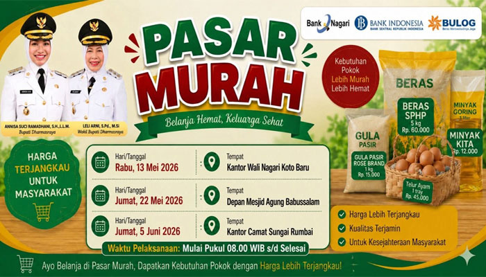 Pasar Murah Pemkab Dharmasraya