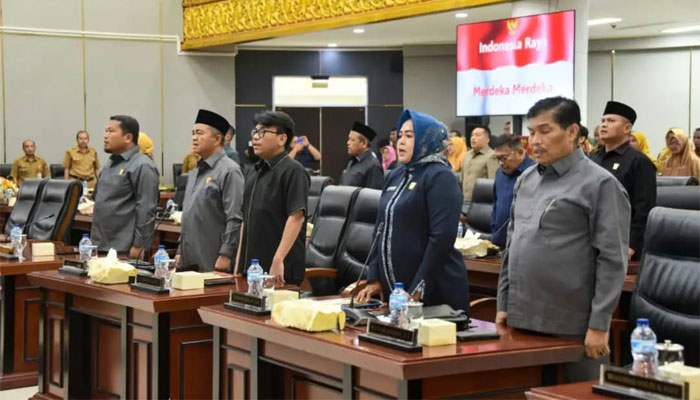 Setujui Pertanggungjawaban Pelaksanaan APBD 2025, DPRD Kota Padang Terima Penyampaian Perubahan Propemperda dan KUA dan PPAS 2026 2 Suasana rapat paripurna DPRD Kota Padang