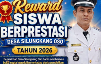 Pemerintah Desa Silungkang Oso Sawahlunto Kembali Berikan Reward kepada Siswa Berprestasi