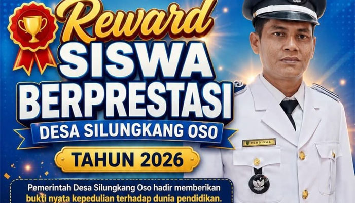 Pemerintah Desa Silungkang Oso Sawahlunto Kembali Berikan Reward kepada Siswa Berprestasi