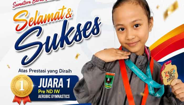 Atlet Muda Payakumbuh Raih Medali Emas di Gymnastics Indonesia Open 2026 1 Atlet gimnastik muda Kota Payakumbuh, Alesha Alicia Novea berhasil meraih medali emas pada ajang Gymnastics Indonesia Open 2026 kategori Pre ND Individual Women